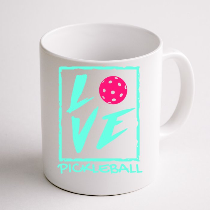 Cute Pickleball Gift Love Pickleball Gift Front & Back Coffee Mug