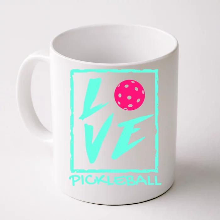 Cute Pickleball Gift Love Pickleball Gift Front & Back Coffee Mug