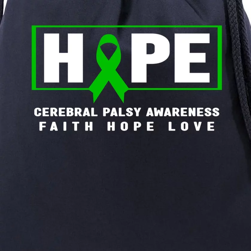 Cerebral Palsy Gift Hope Cerebral Palsy Awareness Gift Drawstring Bag