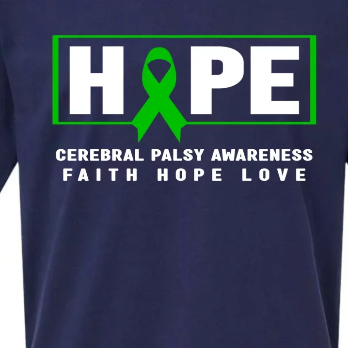 Cerebral Palsy Gift Hope Cerebral Palsy Awareness Gift Sueded Cloud Jersey T-Shirt