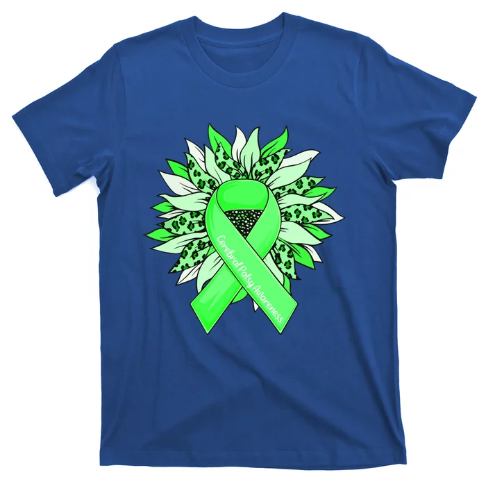 Cerebral Palsy Gift Sunflower Cerebral Palsy Awareness Gift T-Shirt