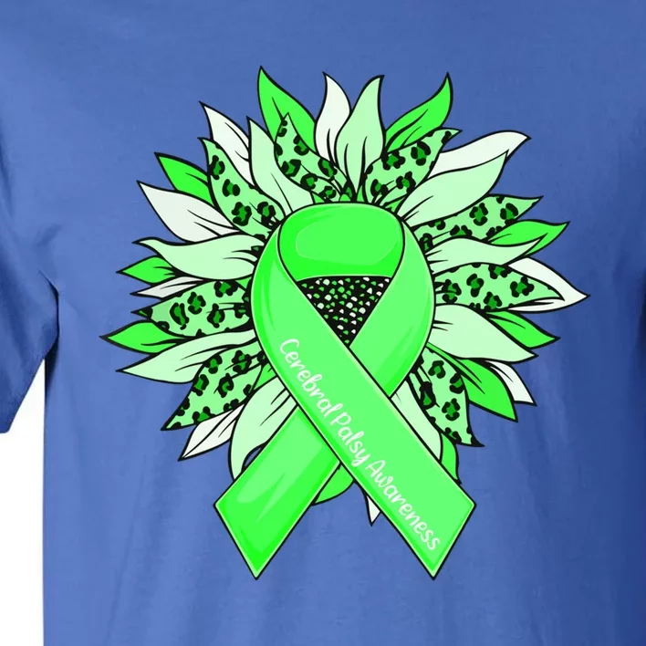 Cerebral Palsy Gift Sunflower Cerebral Palsy Awareness Gift Tall T-Shirt