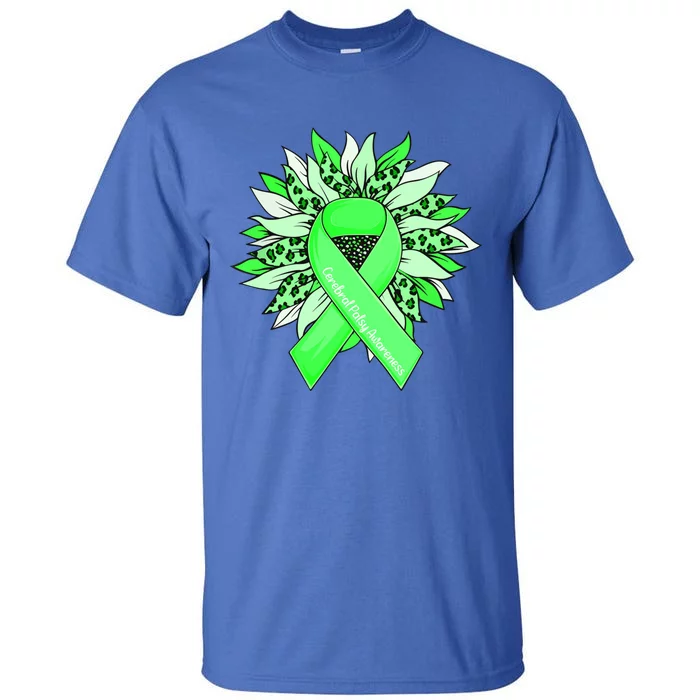 Cerebral Palsy Gift Sunflower Cerebral Palsy Awareness Gift Tall T-Shirt