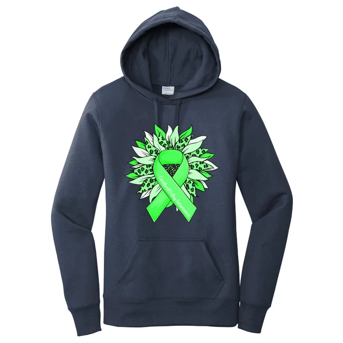 Cerebral Palsy Gift Sunflower Cerebral Palsy Awareness Gift Women's Pullover Hoodie