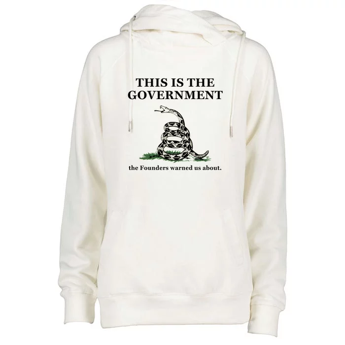 Conservative Patriotic Gadsden Defund The FBI Womens Funnel Neck Pullover Hood