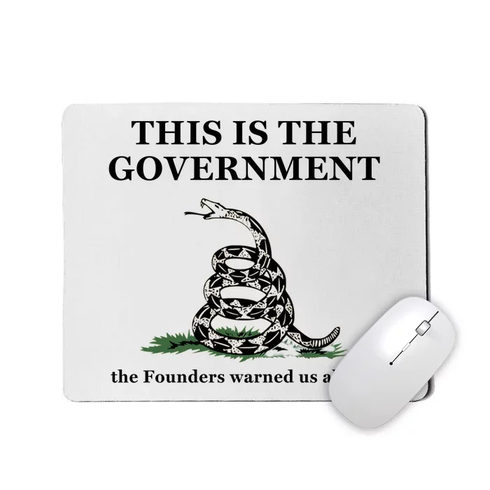 Conservative Patriotic Gadsden Defund The FBI Mousepad