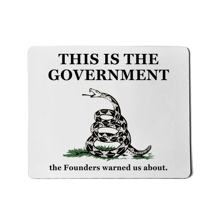 Conservative Patriotic Gadsden Defund The FBI Mousepad