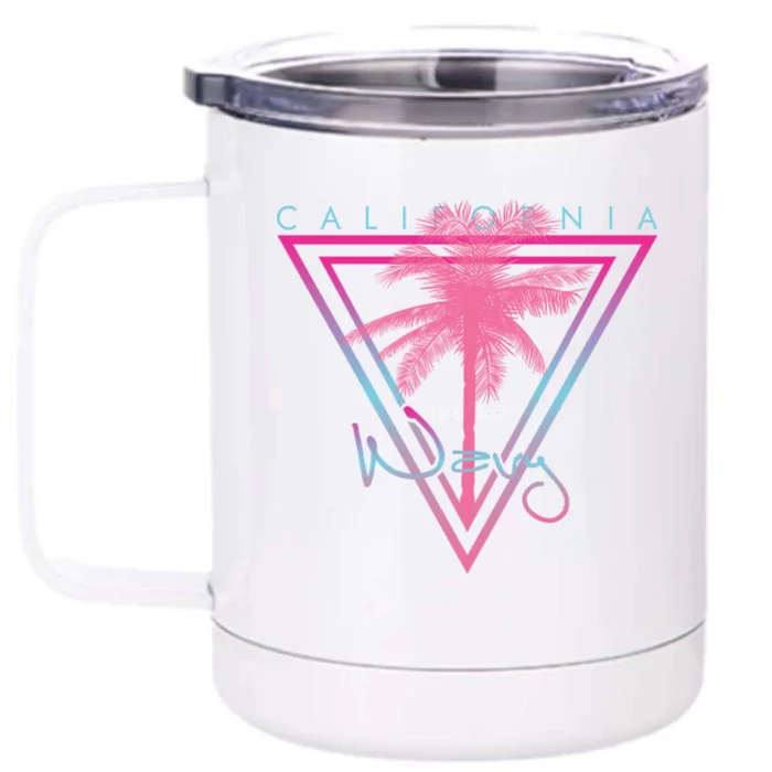 California Palm Gift Front & Back 12oz Stainless Steel Tumbler Cup