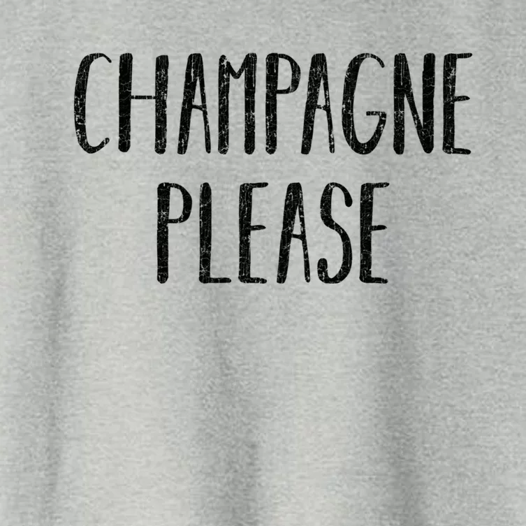 Champagne Please Gift Ing Group Gift Women's Crop Top Tee