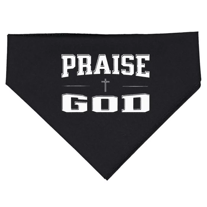 Christian Praise God USA-Made Doggie Bandana