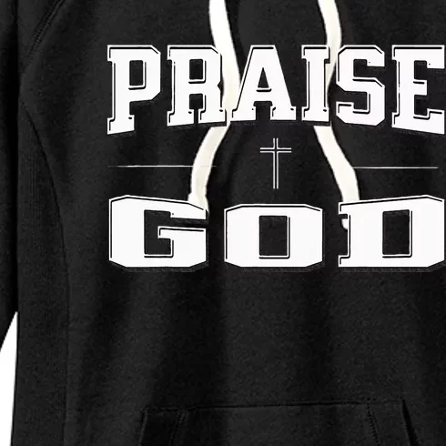 Christian Praise God Women's Fleece Hoodie