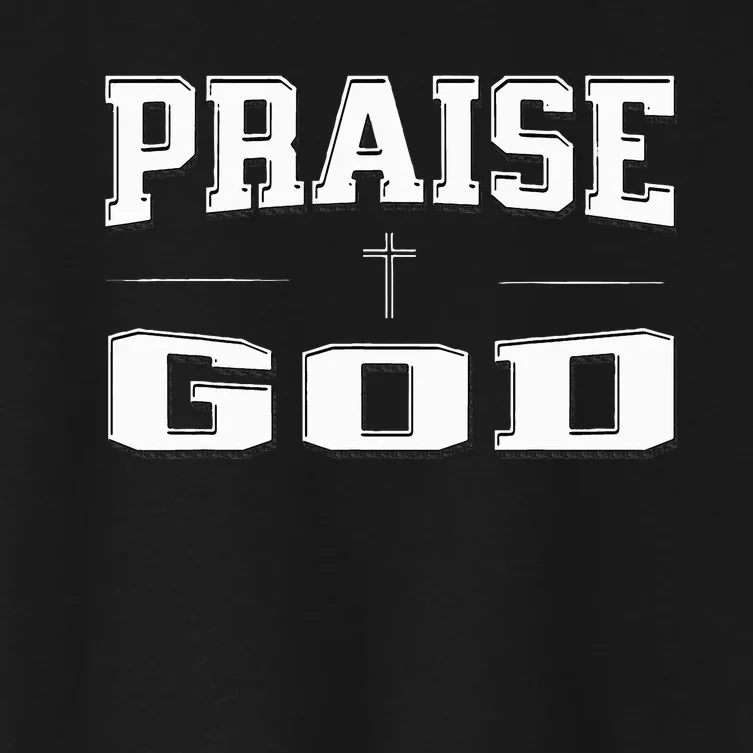 Christian Praise God Women's Crop Top Tee