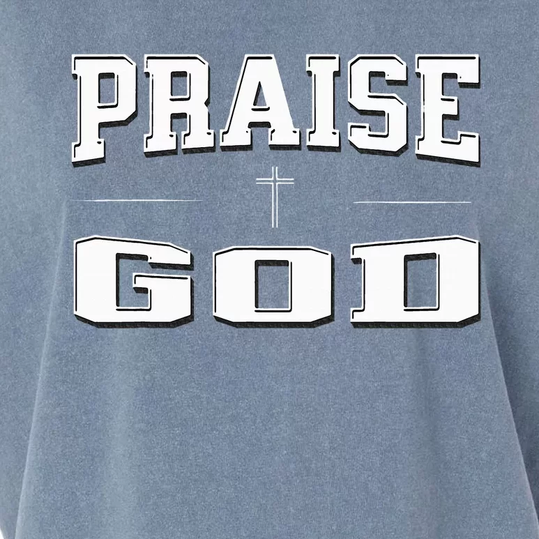 Christian Praise God Garment-Dyed Women's Muscle Tee