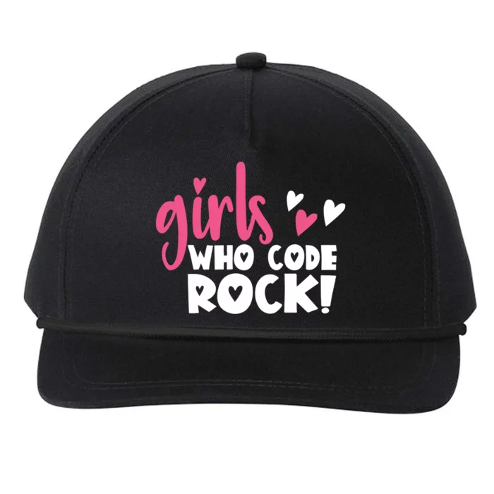 Computer Programmer Gift Coding Web Designer Meaningful Gift Snapback Five-Panel Rope Hat