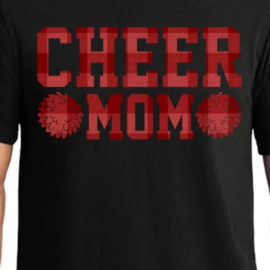 Cheerleader Pompom Graphic For Cheerleader Mom Cheer Mom Gift Pajama Set