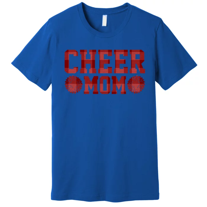 Cheerleader Pompom Graphic For Cheerleader Mom Cheer Mom Gift Premium T-Shirt