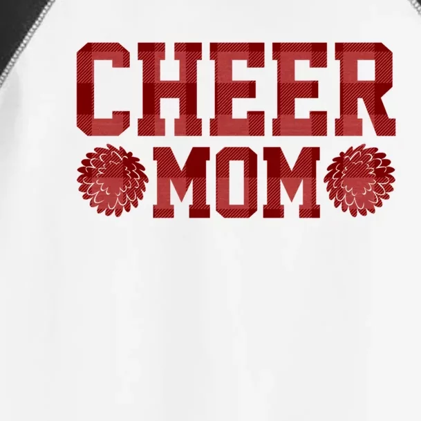 Cheerleader Pompom Graphic For Cheerleader Mom Cheer Mom Gift Toddler Fine Jersey T-Shirt