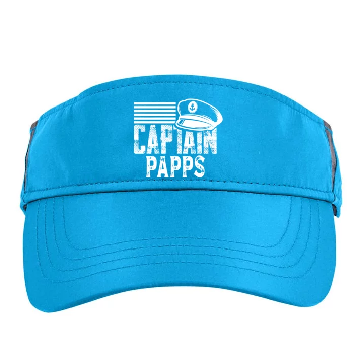 Captain Papps Gift Sailing Captain Hat Boat Owner Boating Gift Adult Drive Performance Visor