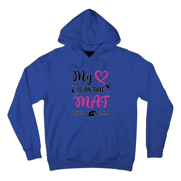 Cute Proud Gymnastics Mama Gymnastics Mom Tall Hoodie