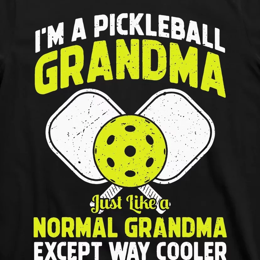 Cool Pickleball Grandma Art For Mom Pickleball Player T-Shirt