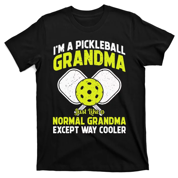 Cool Pickleball Grandma Art For Mom Pickleball Player T-Shirt