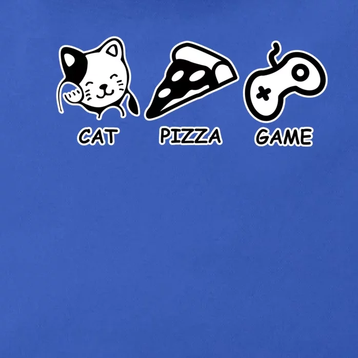 Cat Pizza Game Gift Zip Tote Bag