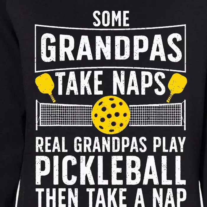 Cool Pickleball Grandpa Paddle Sport Pickleball Player Womens California Wash Sweatshirt