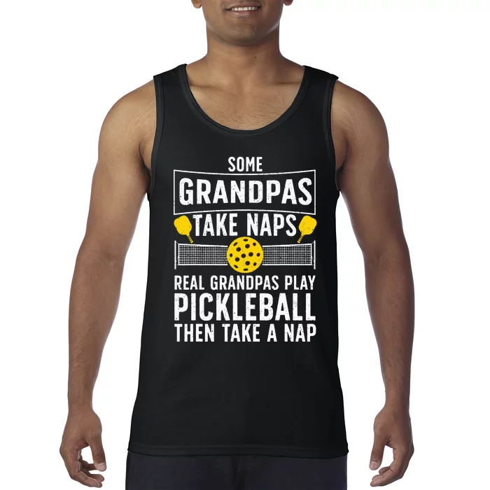 Cool Pickleball Grandpa Paddle Sport Pickleball Player Tank Top