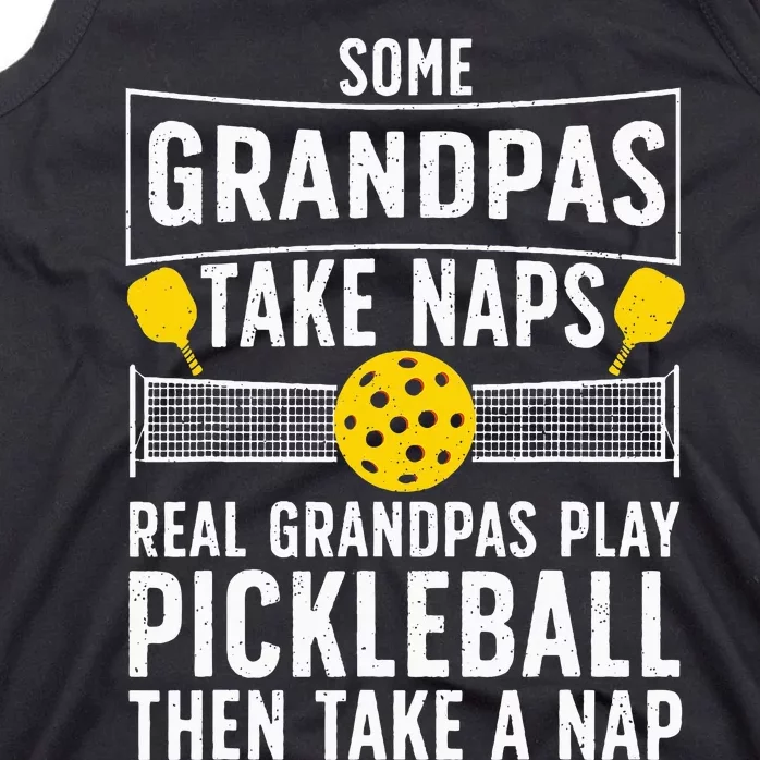 Cool Pickleball Grandpa Paddle Sport Pickleball Player Tank Top