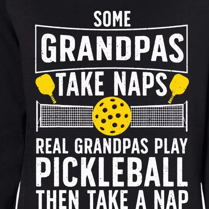 Cool Pickleball Grandpa Paddle Sport Pickleball Player Womens California Wash Sweatshirt