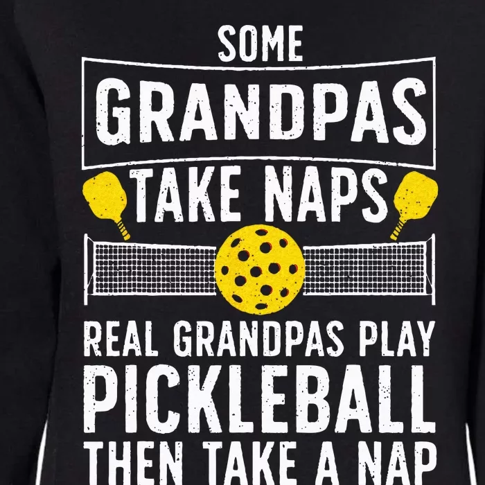 Cool Pickleball Grandpa Paddle Sport Pickleball Player Womens California Wash Sweatshirt