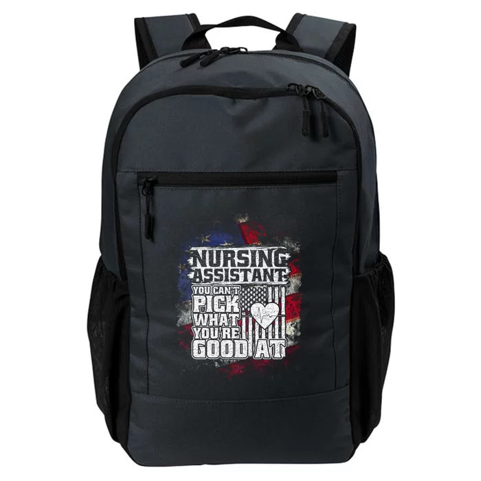 Cant Pick Good At Cna Graphic Funny Nursing Assistant Gift Daily Commute Backpack