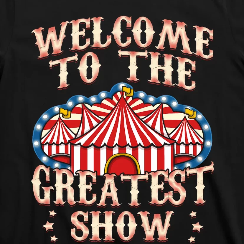 Circus Party Gift Clown Lion Fire Ring Acrobat Funny T-Shirt