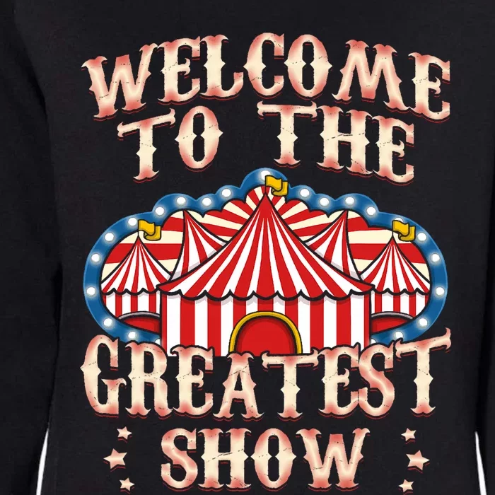 Circus Party Gift Clown Lion Fire Ring Acrobat Funny Womens California Wash Sweatshirt