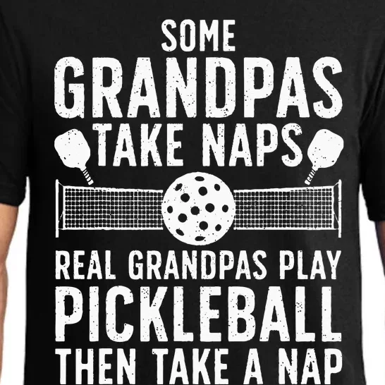 Cool Pickleball Grandpa Paddle Sport Pickleball Player Pajama Set