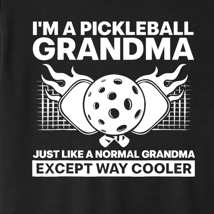 Cool Pickleball Grandma Art For Wo Mom Pickleball Player ChromaSoft Performance T-Shirt