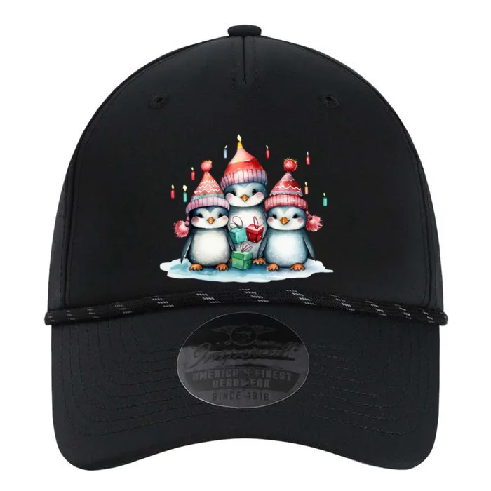 Christmas Penguins Happy Holiday Xmas Penguins Lover Great Gift Performance The Dyno Cap