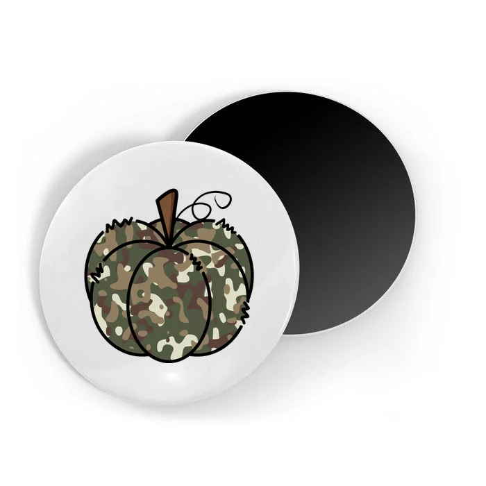 Camouflage Pumpkin Holiday Magnet