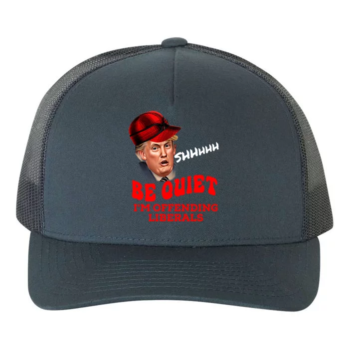 Christmas Political Humor Xmas Saying Pro Trump Anti Biden Gift Yupoong Adult 5-Panel Trucker Hat