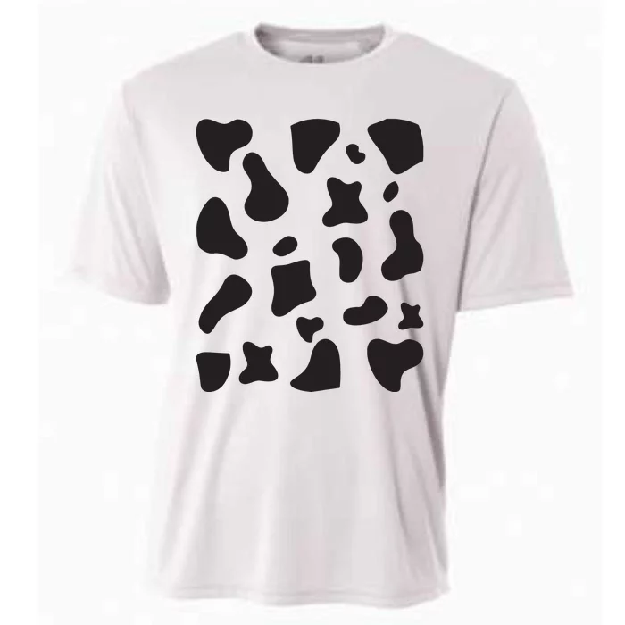 Cow Print Halloween Costume Cow Animal Cooling Performance Crew T-Shirt