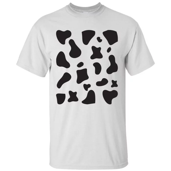 Cow Print Halloween Costume Cow Animal Tall T-Shirt