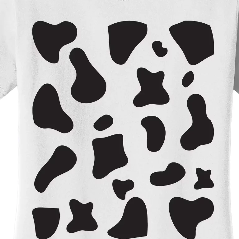 Cow Print Halloween Costume Cow Animal Women's T-Shirt