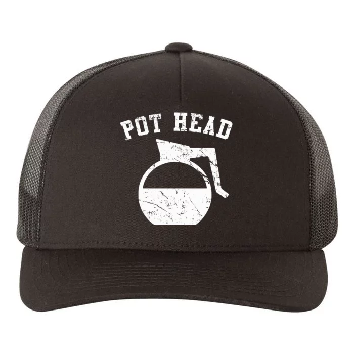 Coffee Pot Head Yupoong Adult 5-Panel Trucker Hat