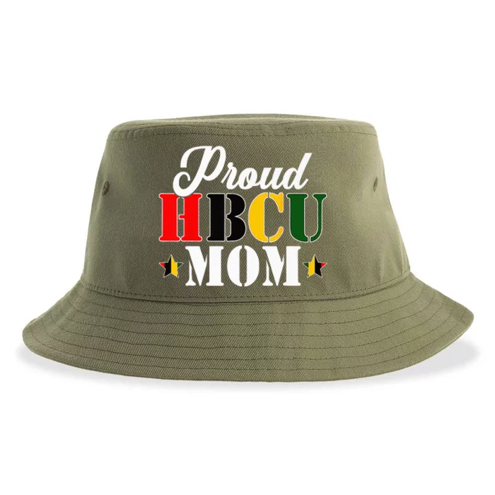 Cute Proud HBCU Mom Black College & University Mothers Day Sustainable Bucket Hat