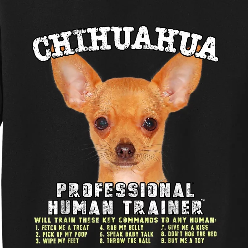 Chihuahua Professional Human Trainer Sweatshirt