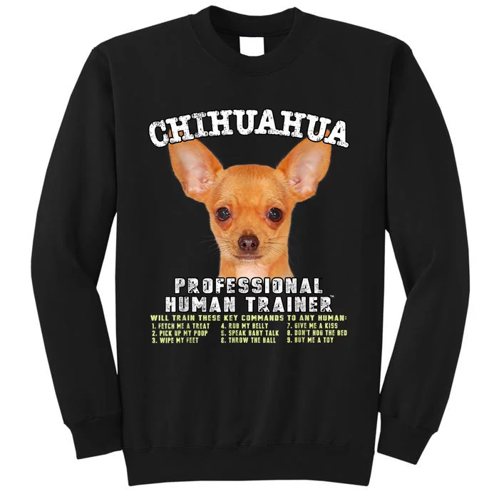 Chihuahua Professional Human Trainer Sweatshirt