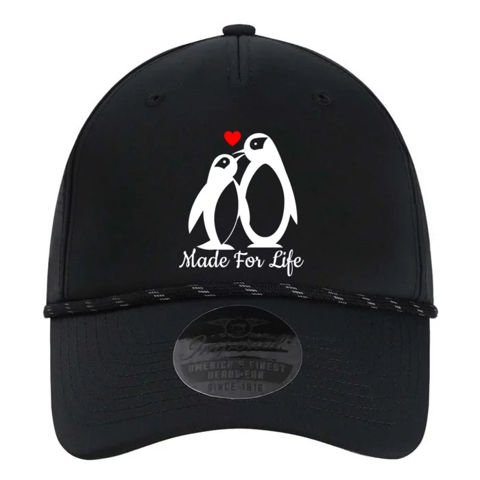 Cute Penguin Heart Valentines Day Gift Performance The Dyno Cap