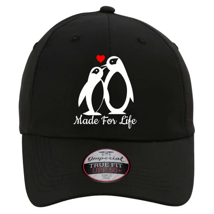 Cute Penguin Heart Valentines Day Gift The Original Performance Cap