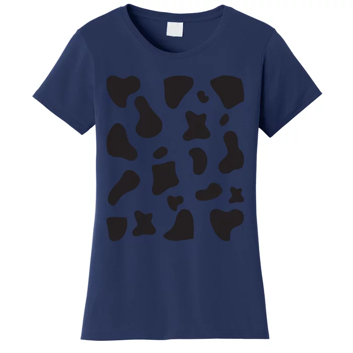 Cow Print Halloween Costume Cow Animal Women's T-Shirt