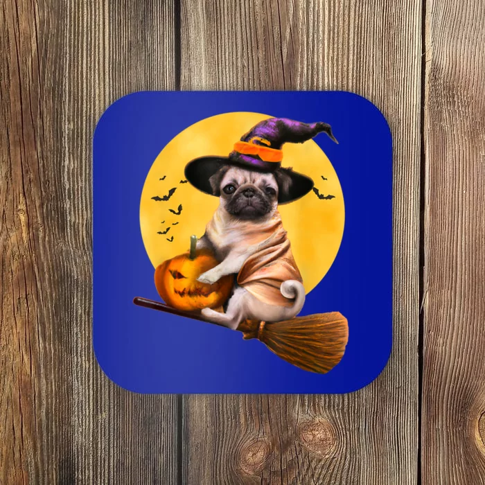 Cute Pug Halloween Costume Shirt Boys Girls Dog Coaster